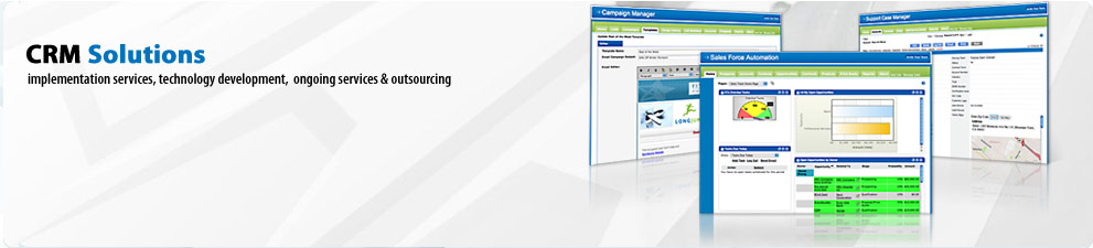 CRM Solutions - Skynet Technologies Implemeentation Services, Technology Development, Ongoing Services and Outsourcing