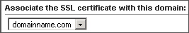 Associate SSL Certificates