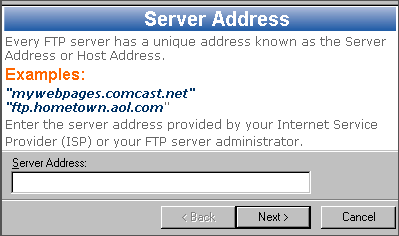 Server Address