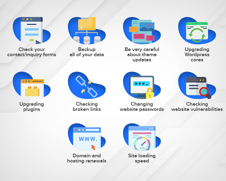 WordPress website maintenance packages