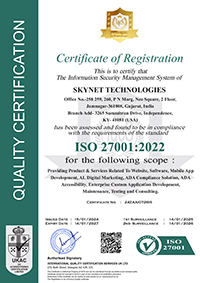 ISO 27001:2013 Certificate