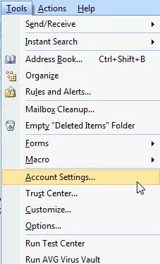 Outlook Settings