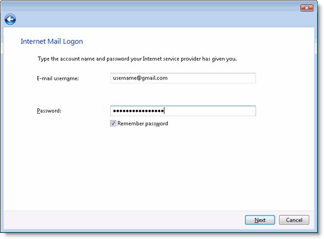add gmail address